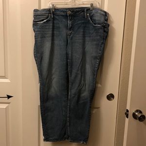 Silver Boyfriend straight leg size 22/30